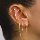 PIERCING ETERNITÀ M CATENA ARGENTO