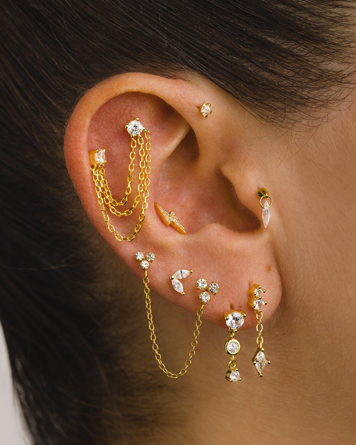 ORECCHINI IN ORO OTTO