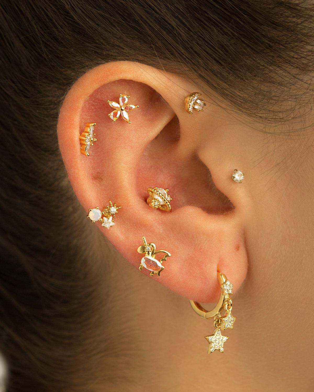 PIERCING UNICORNO ORO