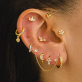 PIERCING DALIA ORO