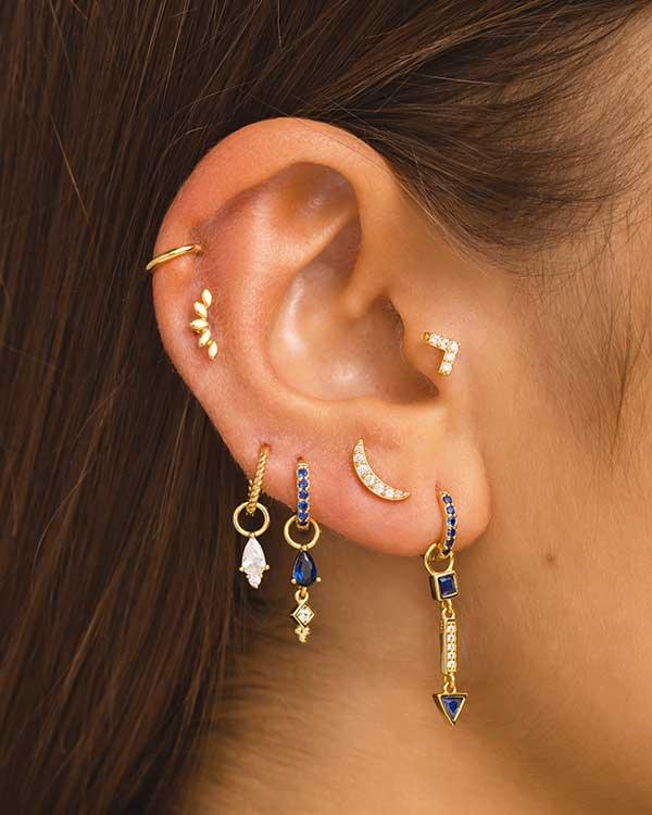 BORDO DEL PIERCING ORO PIATTO