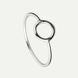 ANELLO D'ARGENTO CON CERCHIO