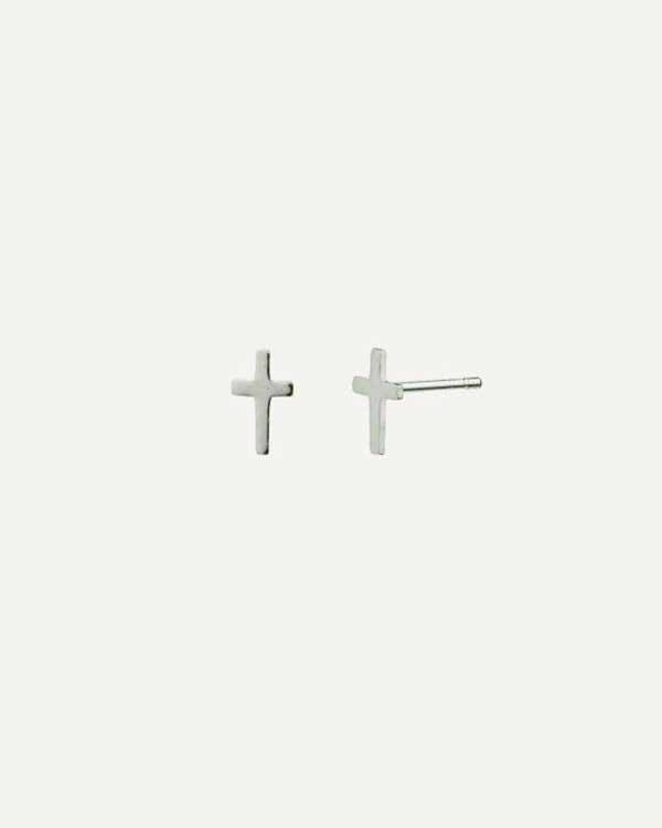 ORECCHINI CROIX MINI IN ARGENTO