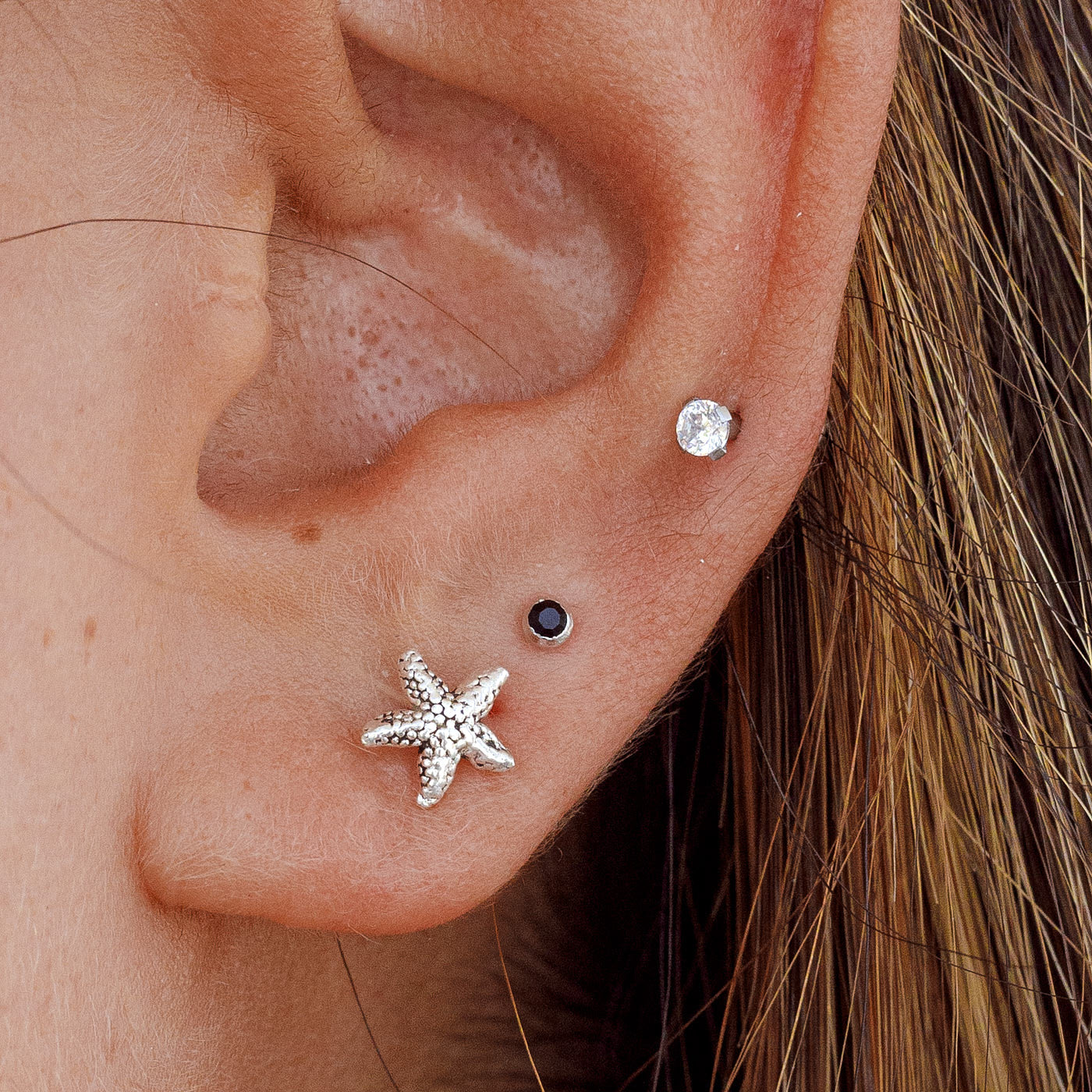 ORECCHINI IN ARGENTO HOKU