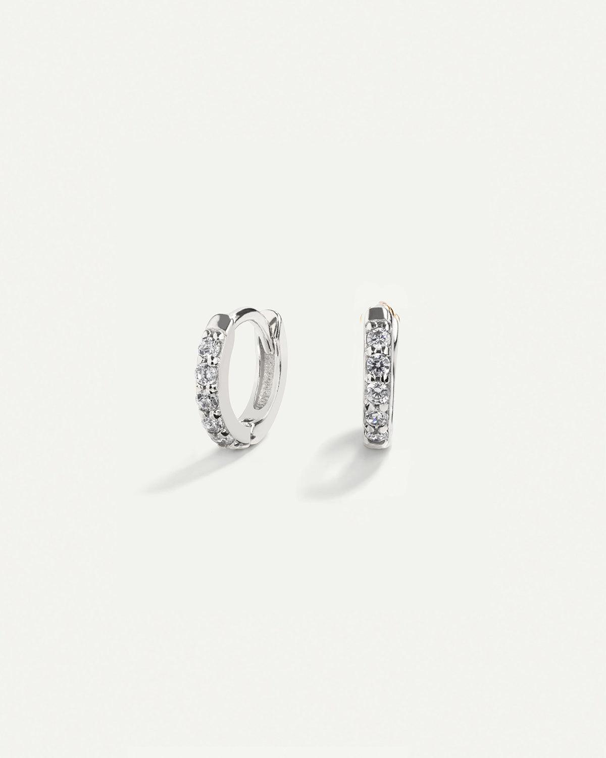 ORECCHINI A CERCHIO MINI IN ARGENTO LUCIDO
