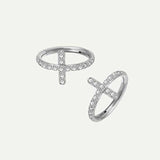 PIERCING LOOP CROIX ARGENTO