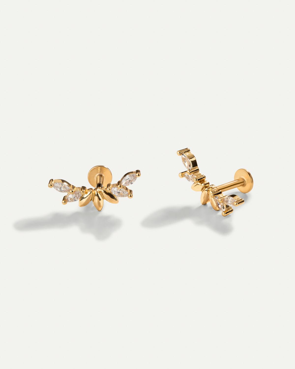 PIERCING BORDO ORO