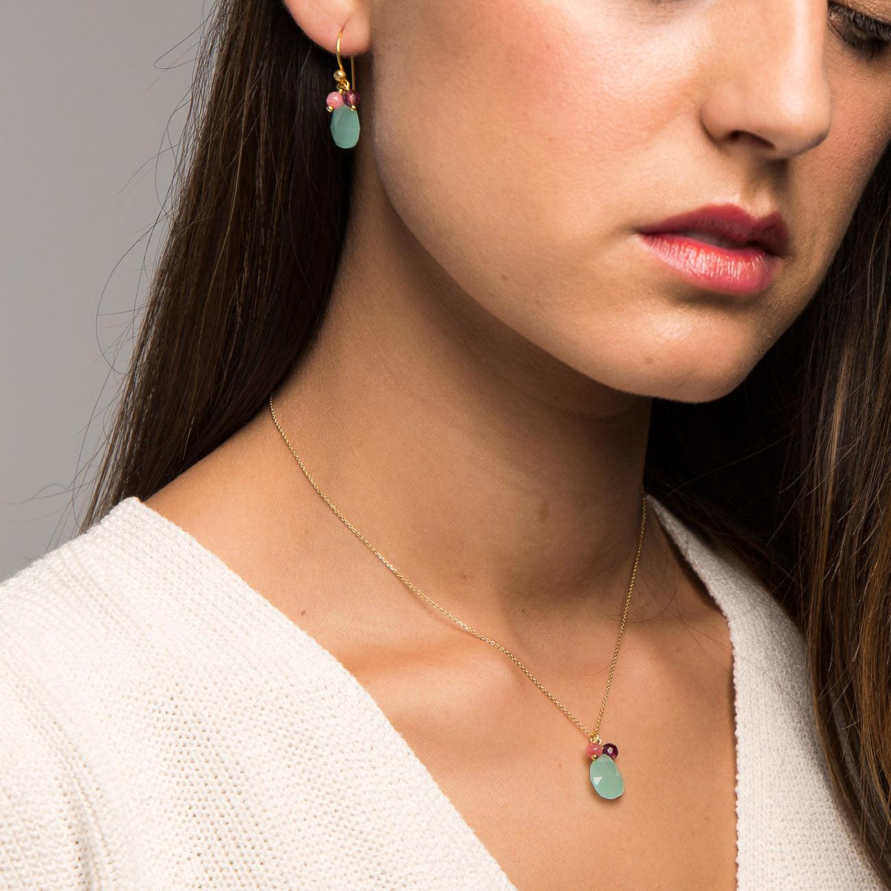 COLLANA WENDY MINI VERDE