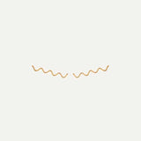 ORECCHINI D'ORO SOTTILI A ZIG ZAG
