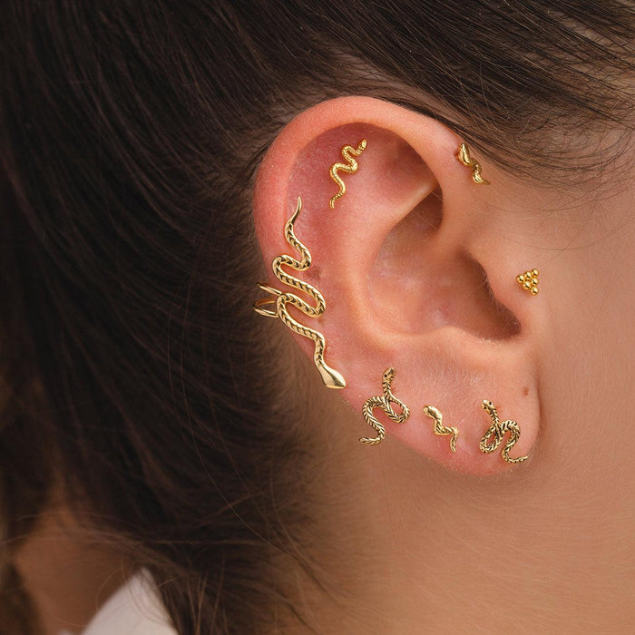 PIERCING SERPENTE ORO